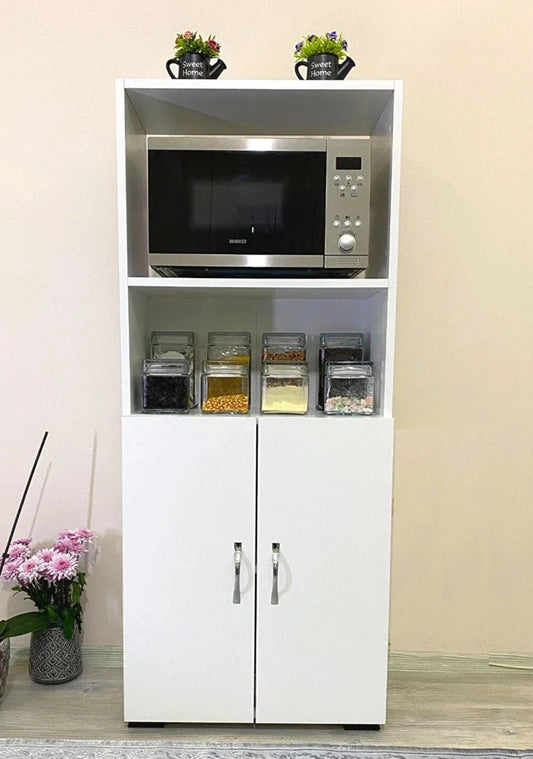 Loolpi Home Mutfak dolabı 2 Kapaklı Beyaz Mutfak Dolabı