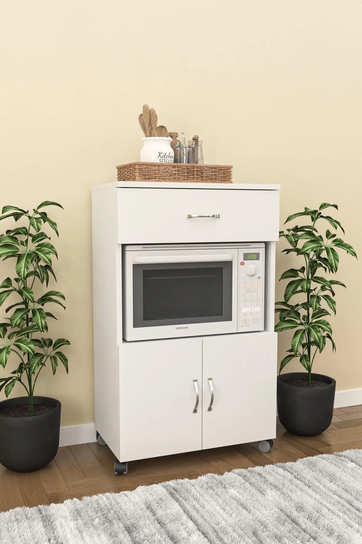 Loolpi Home Mutfak dolabı 2 Kapaklı Tek Çekmeceli Mutfak Dolabı