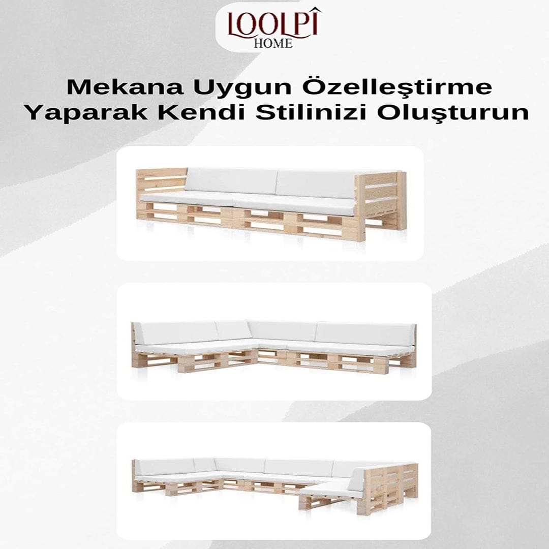 Loolpi Home 2'li Palet Koltuk