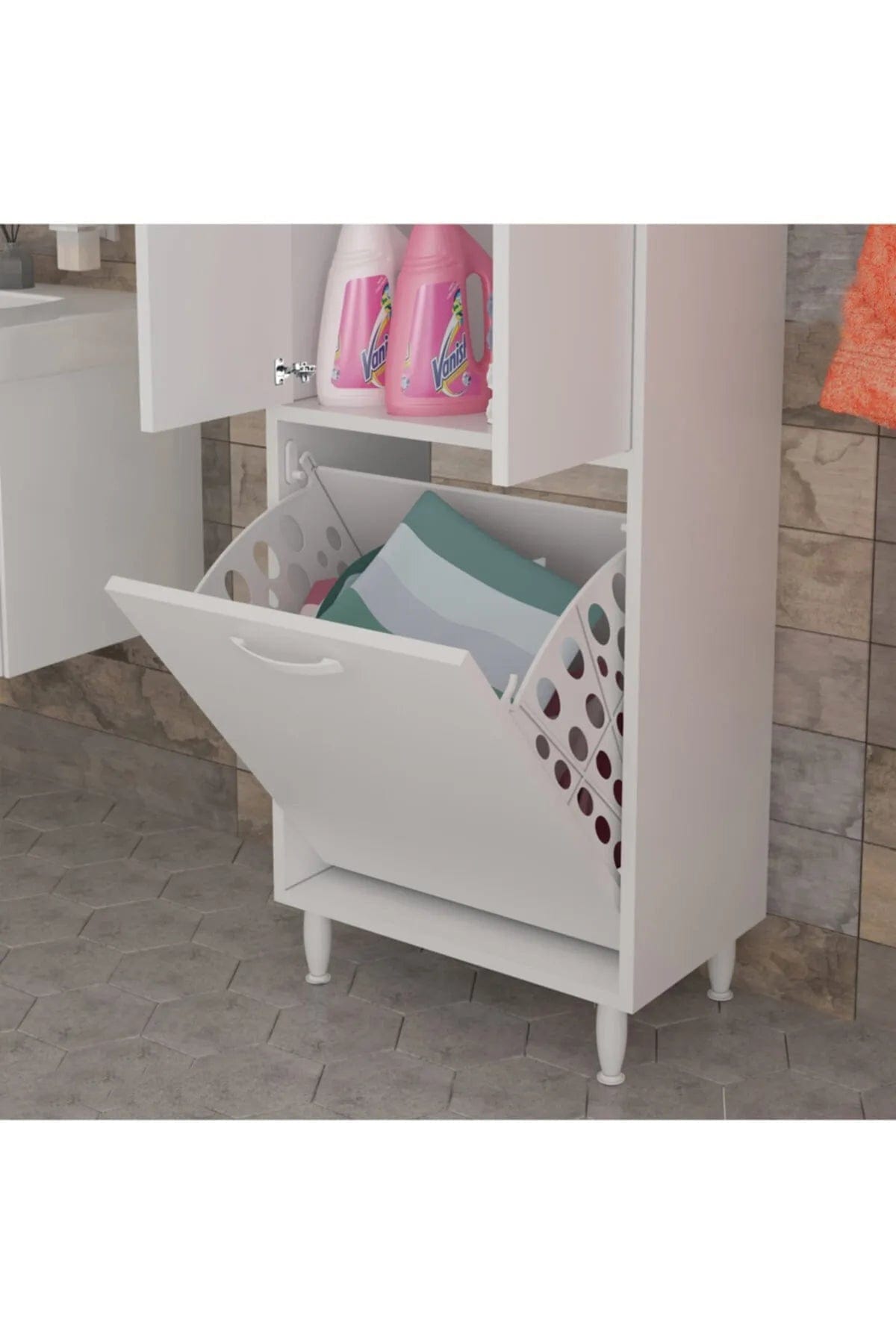 Loolpi Home banyo dolabı 3 Kapaklı Banyo Dolabı