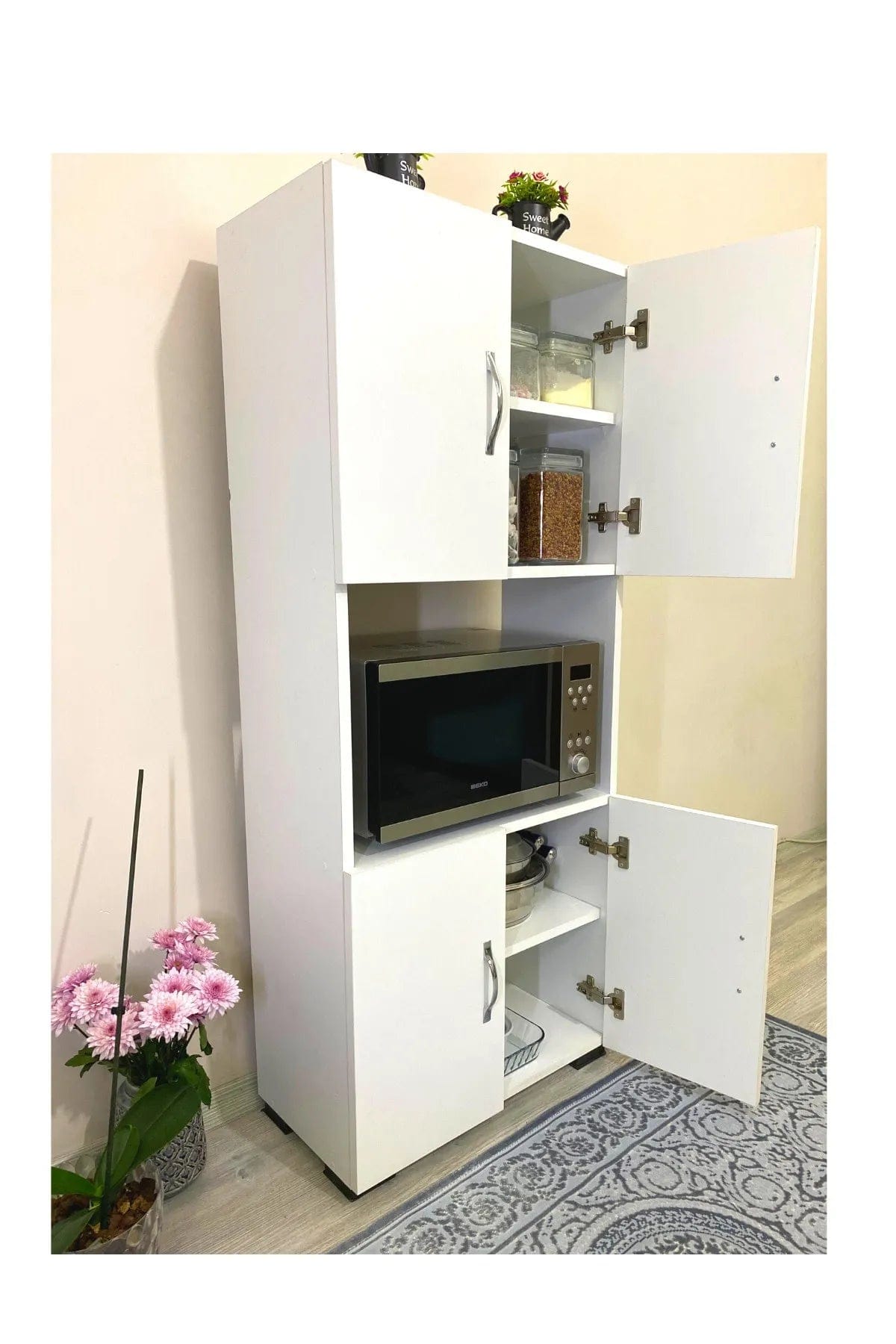 Loolpi Home 4 Kapaklı Mutfak Dolabı