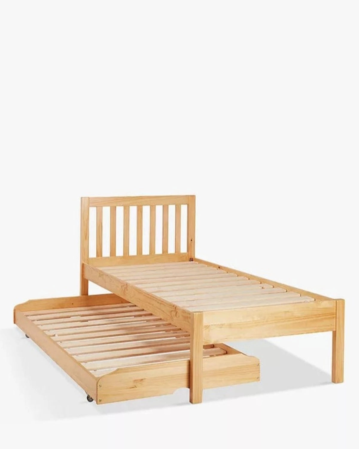 Loolpi Home Yavru Yatak Ahşap İkiz Karyola Modülar Sistemli Yavru Yataklı