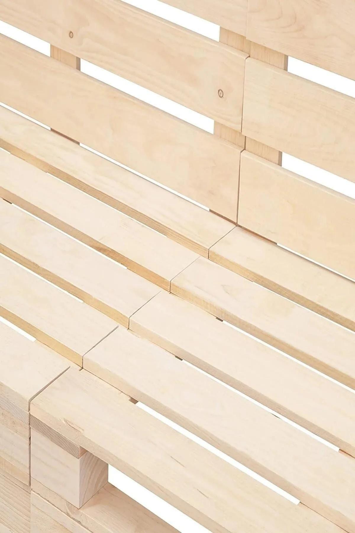 Loolpi Home Oturma Grubu Ahşap Palet Köşe Koltuk