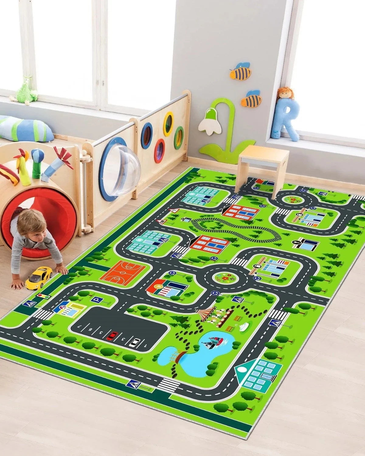 Loolpi Home Halı Dijital Baskı Çocuk Oyun Halısı LHÇH-01