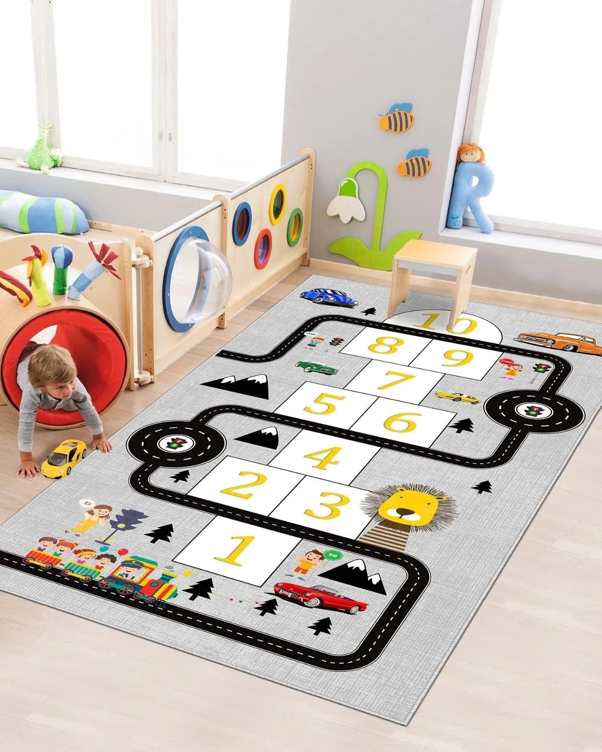 Loolpi Home Halı Dijital Baskı Çocuk Oyun Halısı LHÇH-02