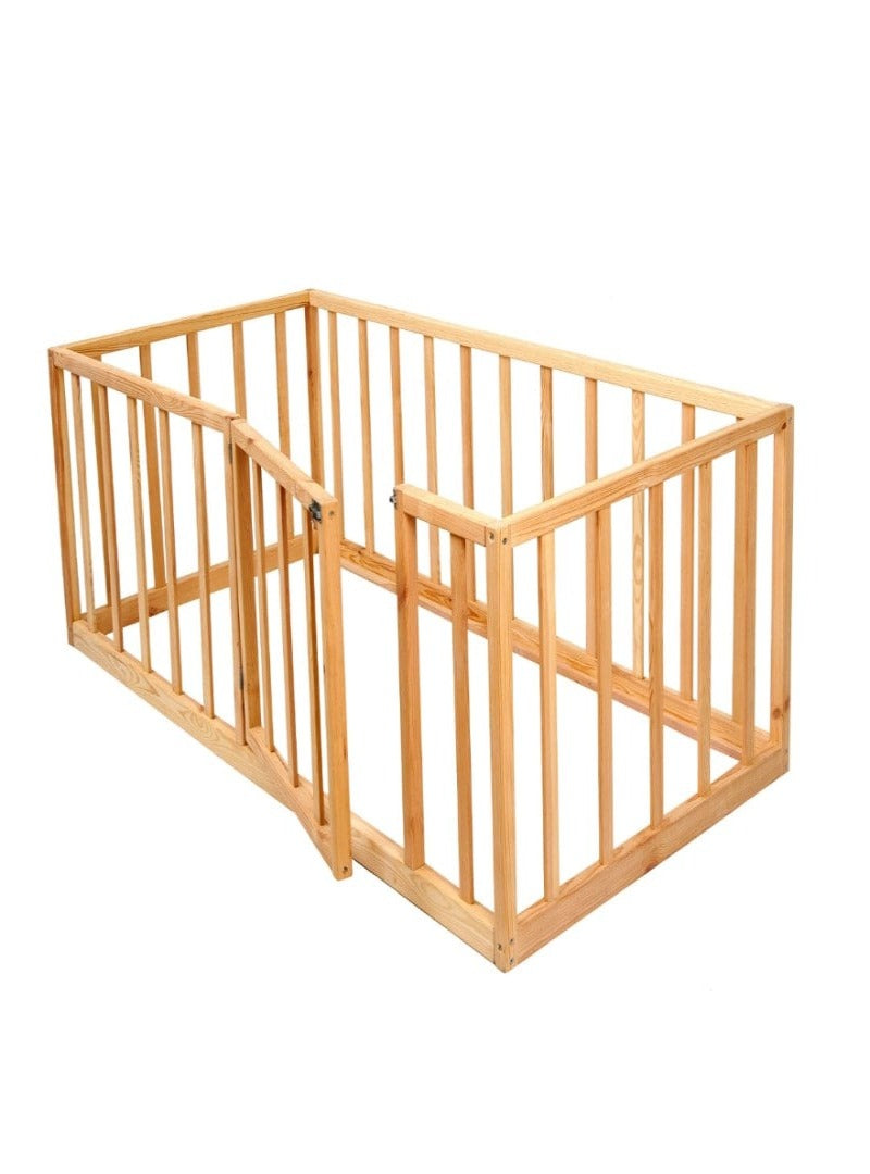 Loolpi Home Bebek Karyolası ve Küçük Çocuk Yatağı Aksesuarları Doğal Ahşap Montessori Yatak