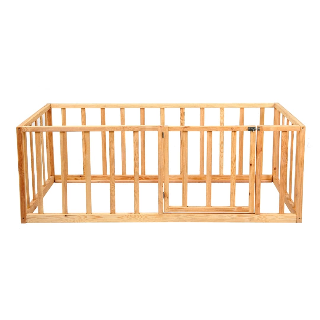 Loolpi Home Bebek Karyolası ve Küçük Çocuk Yatağı Aksesuarları Doğal Ahşap Montessori Yatak