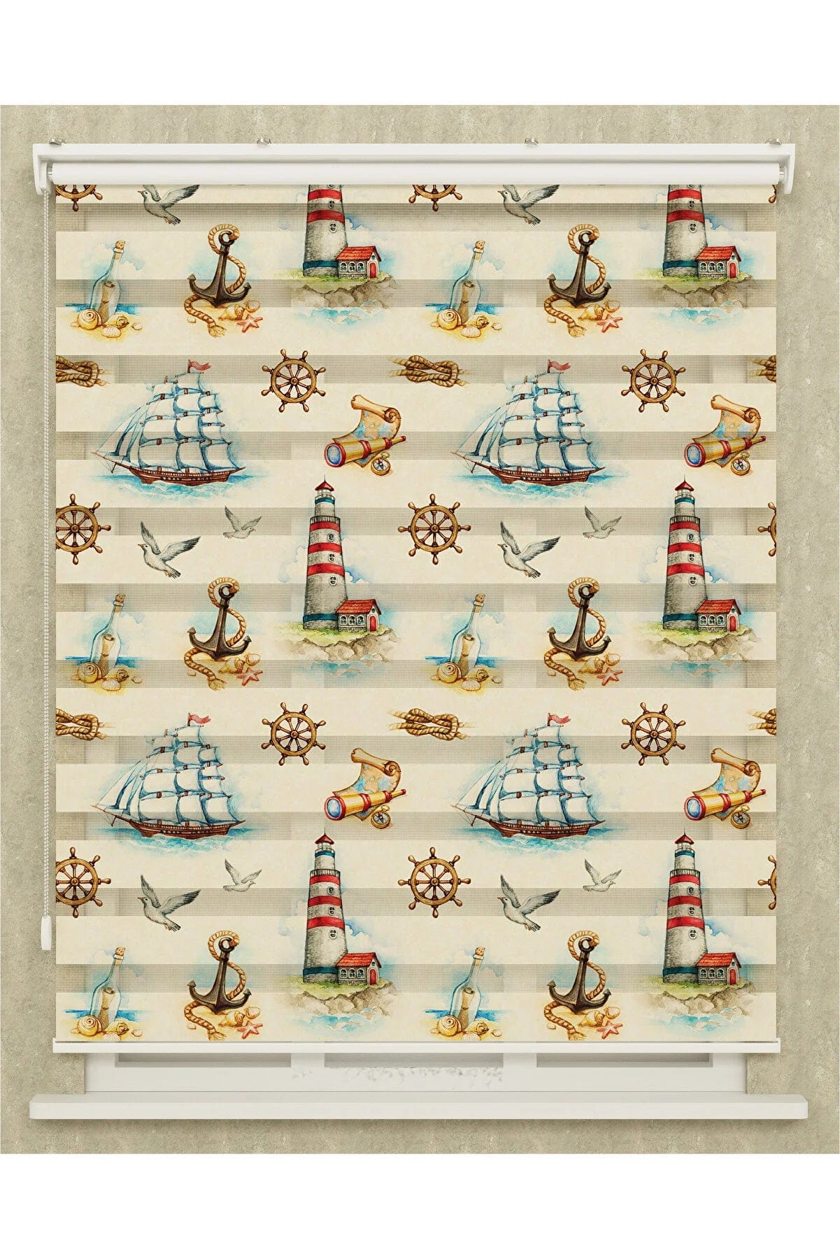 Loolpi Home Bebek Karyolası ve Küçük Çocuk Yatağı Aksesuarları Erkek Çocuk Odası Baskılı Stor Zebra - LHP02