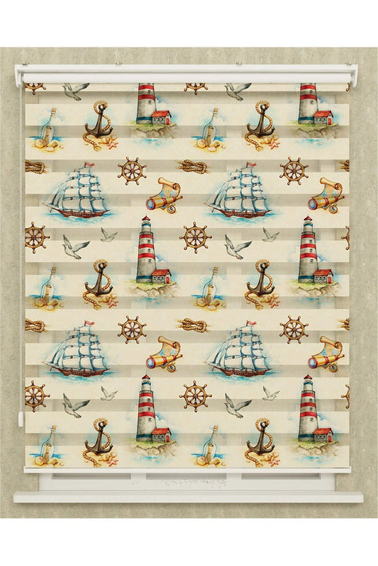 Loolpi Home Bebek Karyolası ve Küçük Çocuk Yatağı Aksesuarları Erkek Çocuk Odası Baskılı Stor Zebra - LHP02