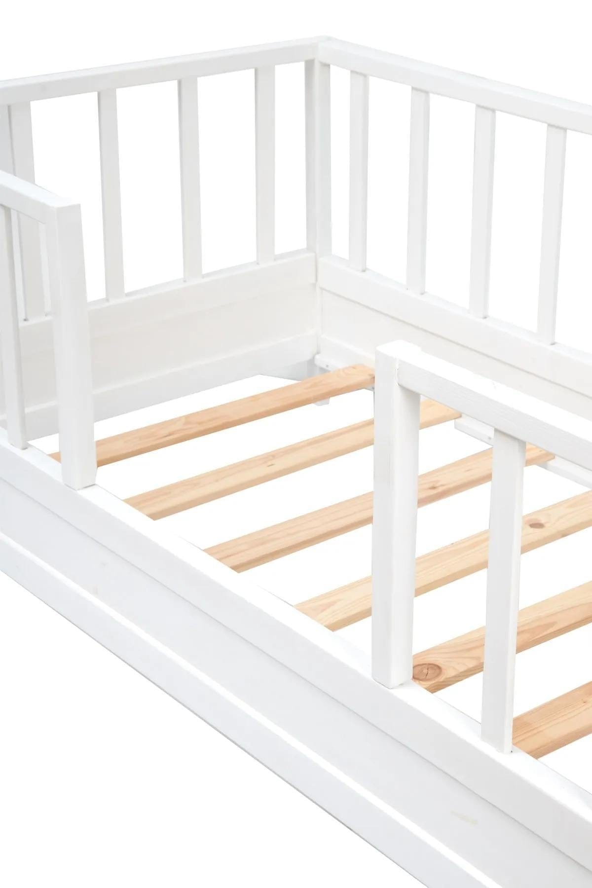 Loolpi Home Bebek Karyolaları ve Küçük Çocuk Yatakları Gizli Yataklı Montessori Bebek ve Çocuk Karyolası