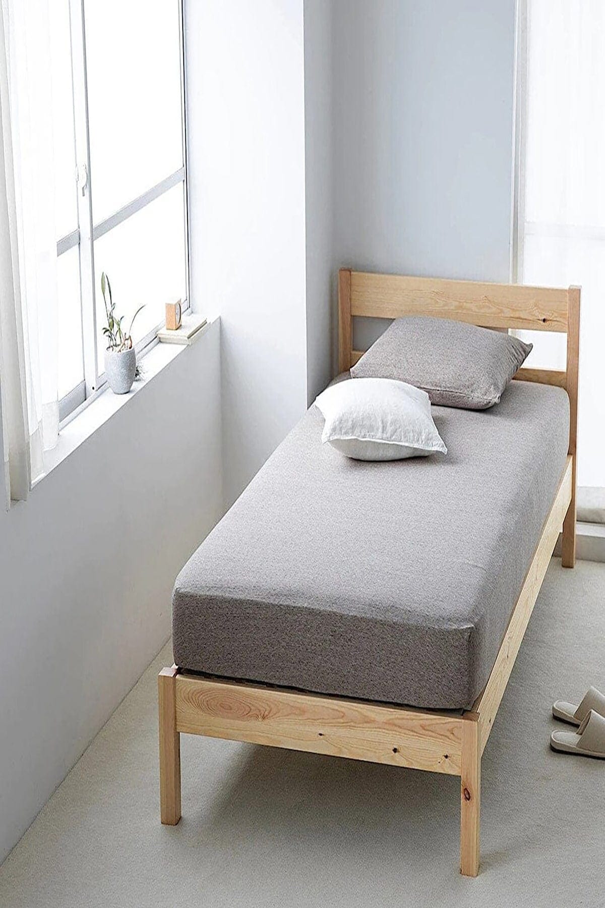 Loolpi Home Bebek Karyolaları ve Küçük Çocuk Yatakları Montessori Bebek ve Çocuk Karyolası Doğal Ahşap