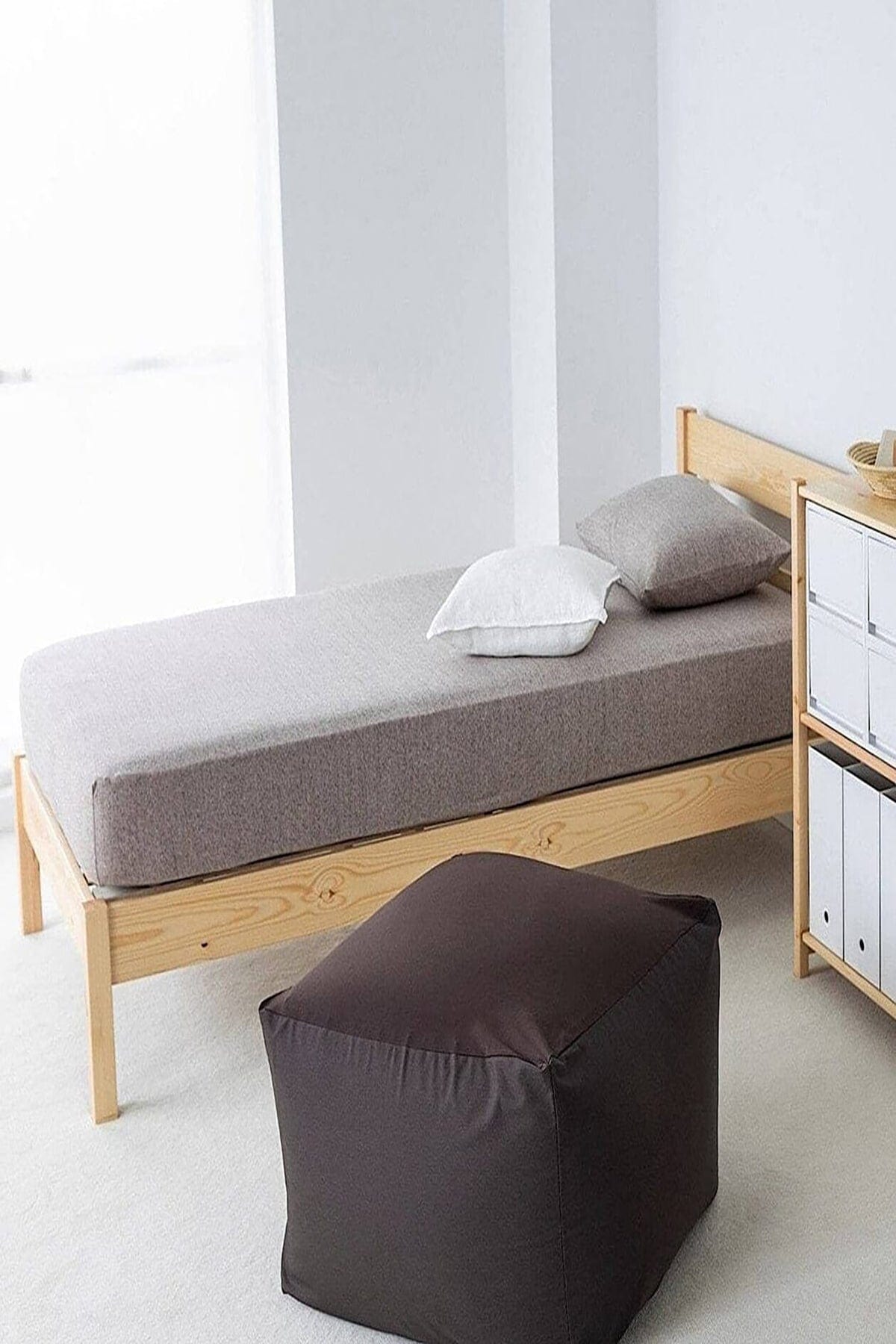 Loolpi Home Bebek Karyolaları ve Küçük Çocuk Yatakları Montessori Bebek ve Çocuk Karyolası Doğal Ahşap