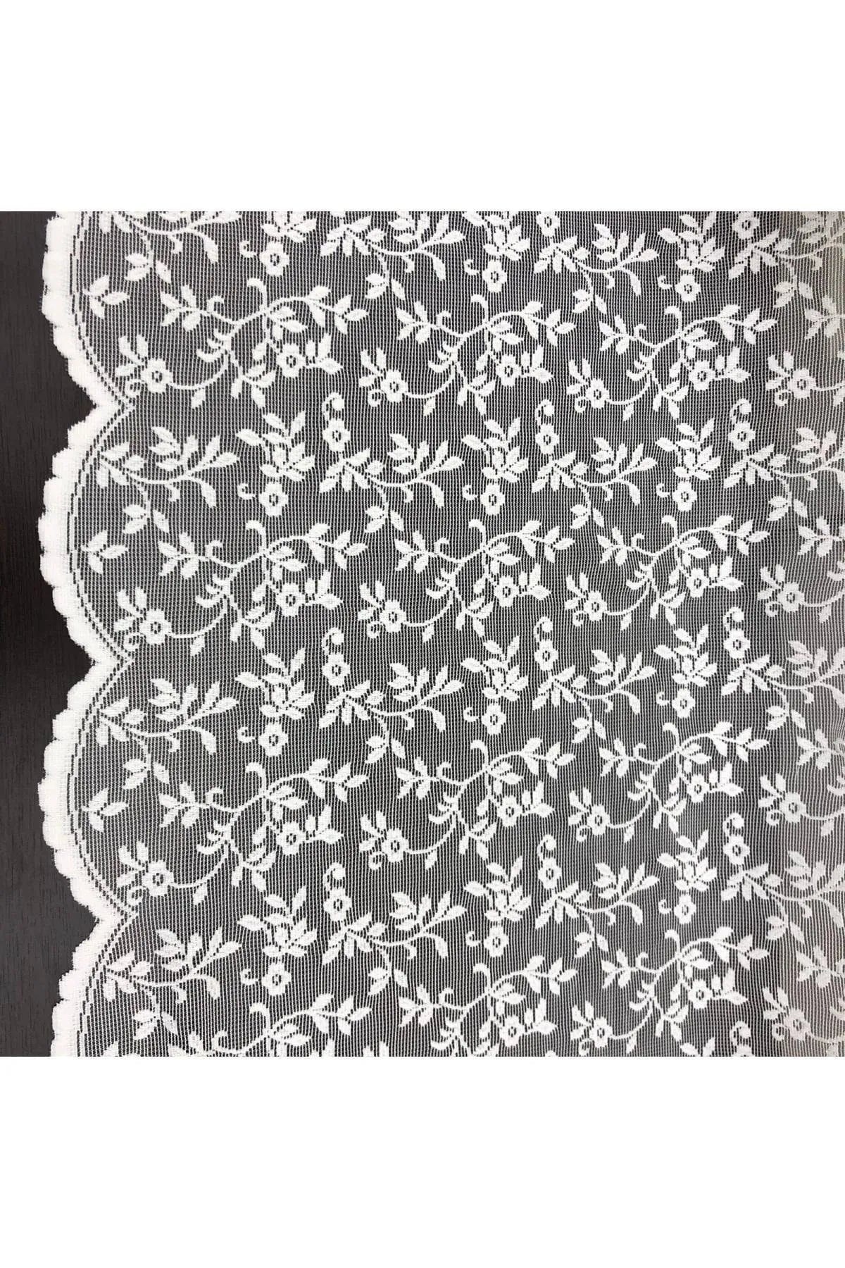 Loolpi Home Örme Dokulu Dantel Tül Perde