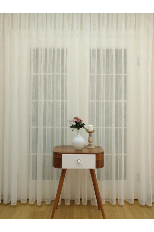 Loolpi Home Puantiyeli Tül Perde