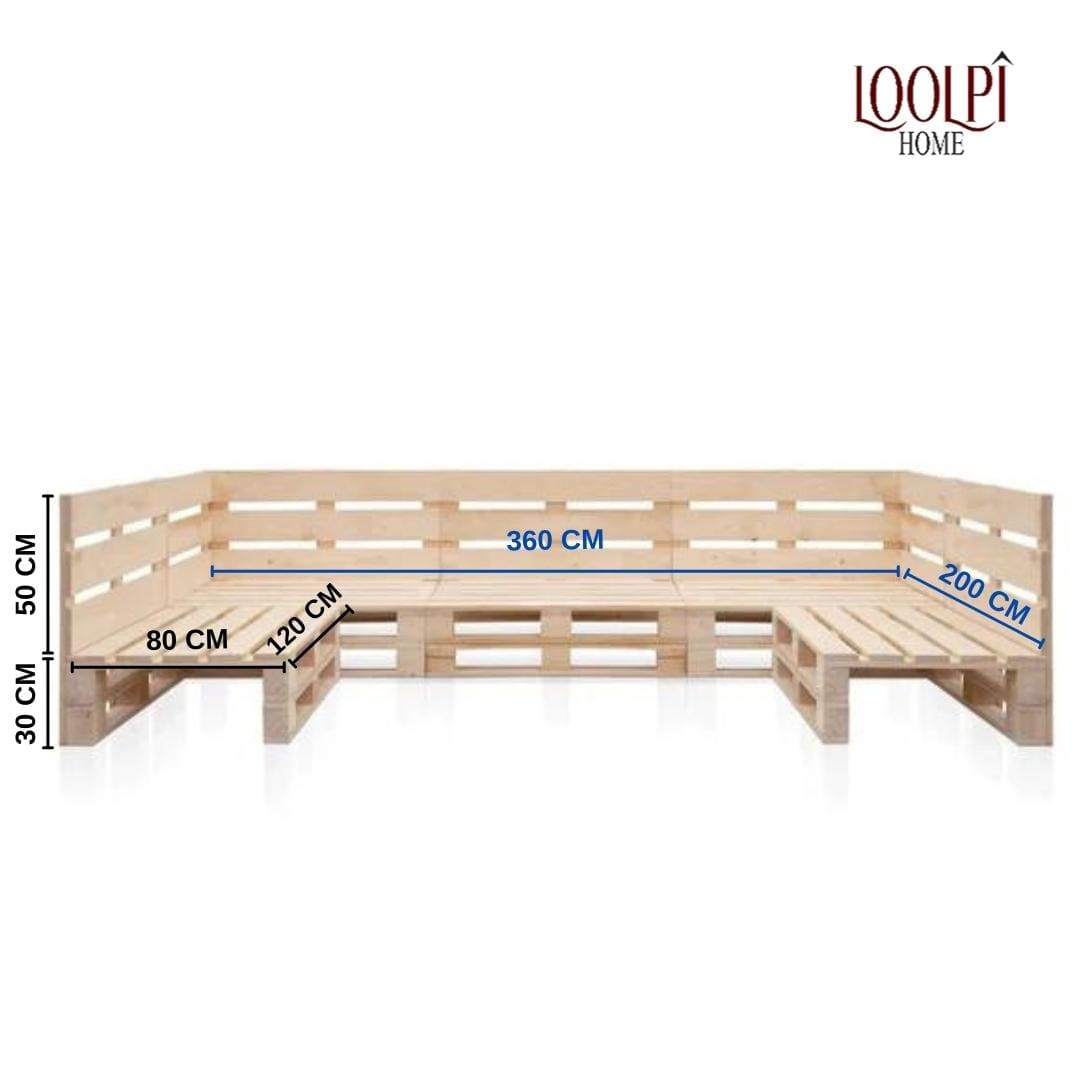 Loolpi Home U Palet Koltuk