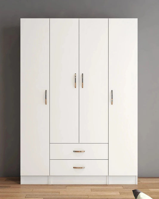 Loolpi Home Dolap 4 Kapaklı 2 Çekmeceli Zincir Dolap