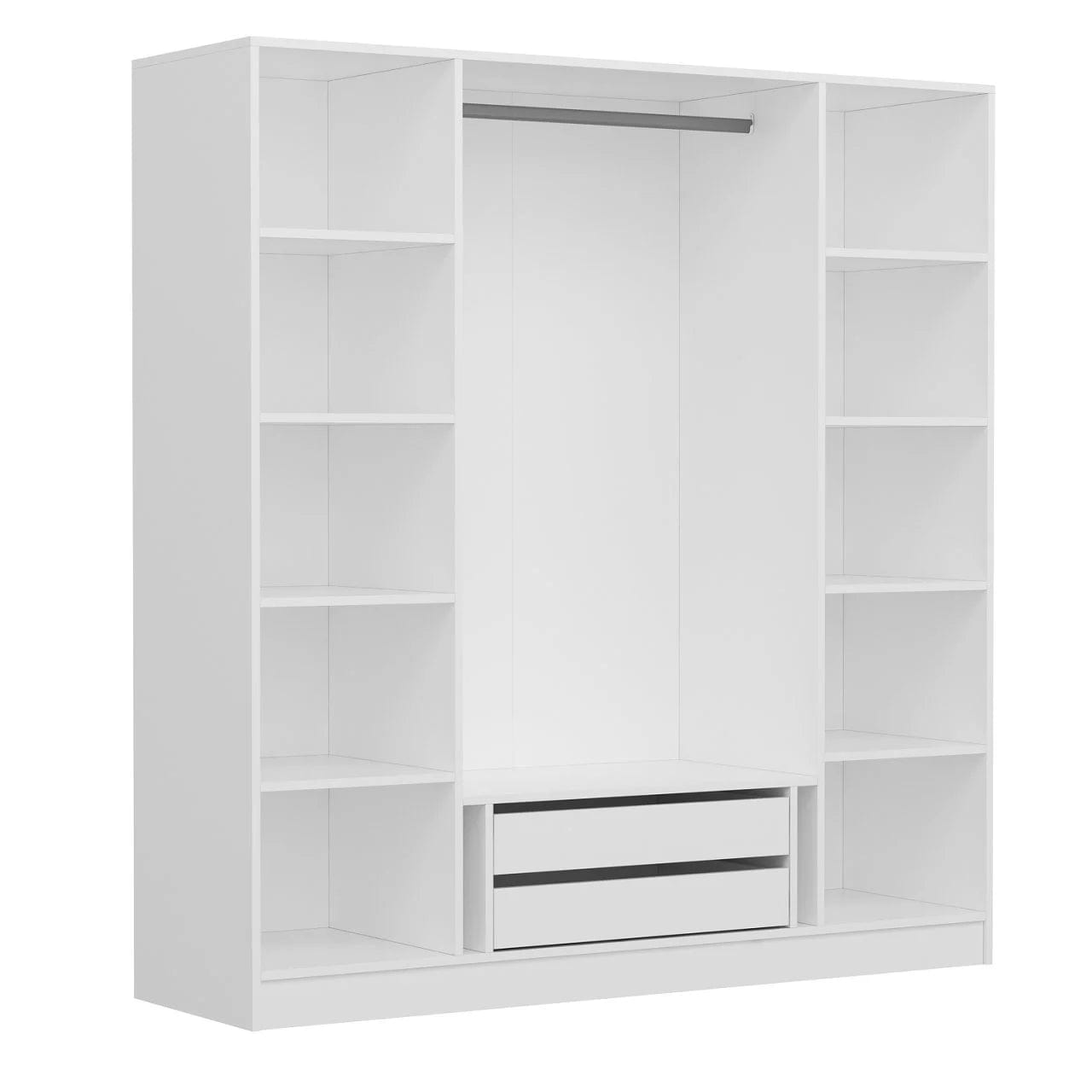 Loolpi Home MDF dolap 4 Kapaklı Zincir Dolap - Gardrop