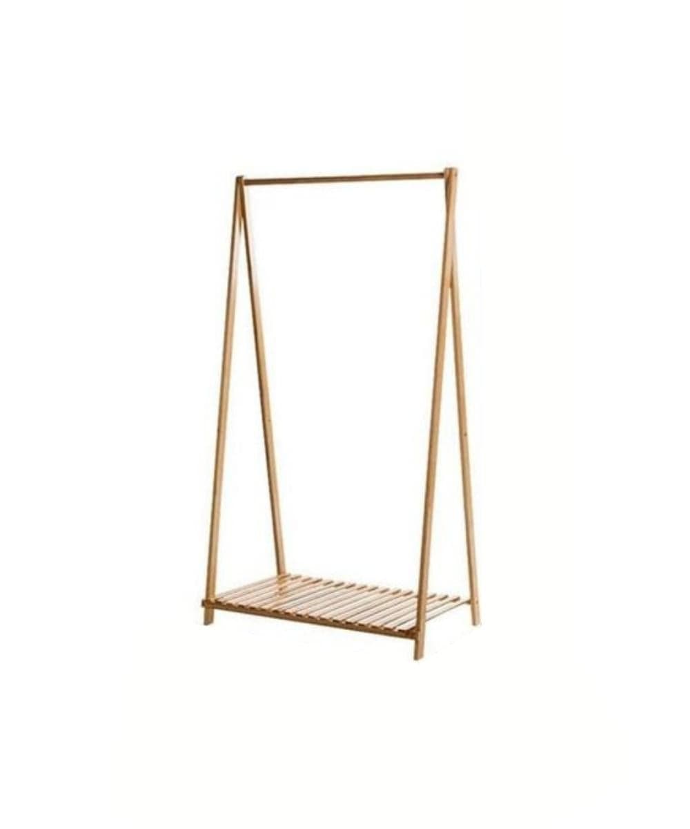 Loolpi Home Ahşap Askılık Tek Raflı