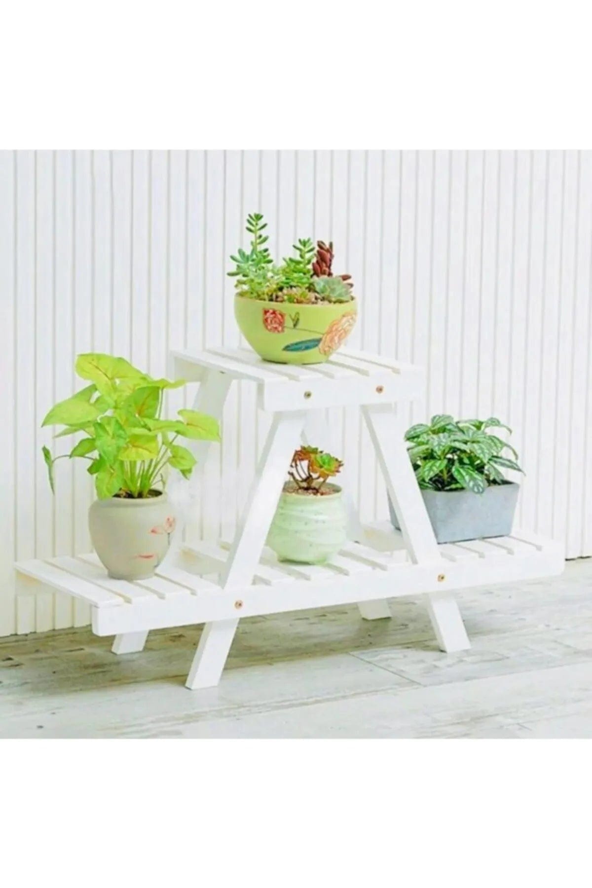 Loolpi Home Duvar Raf ve Çıkıntıları Çiçeklik Üç Raflı