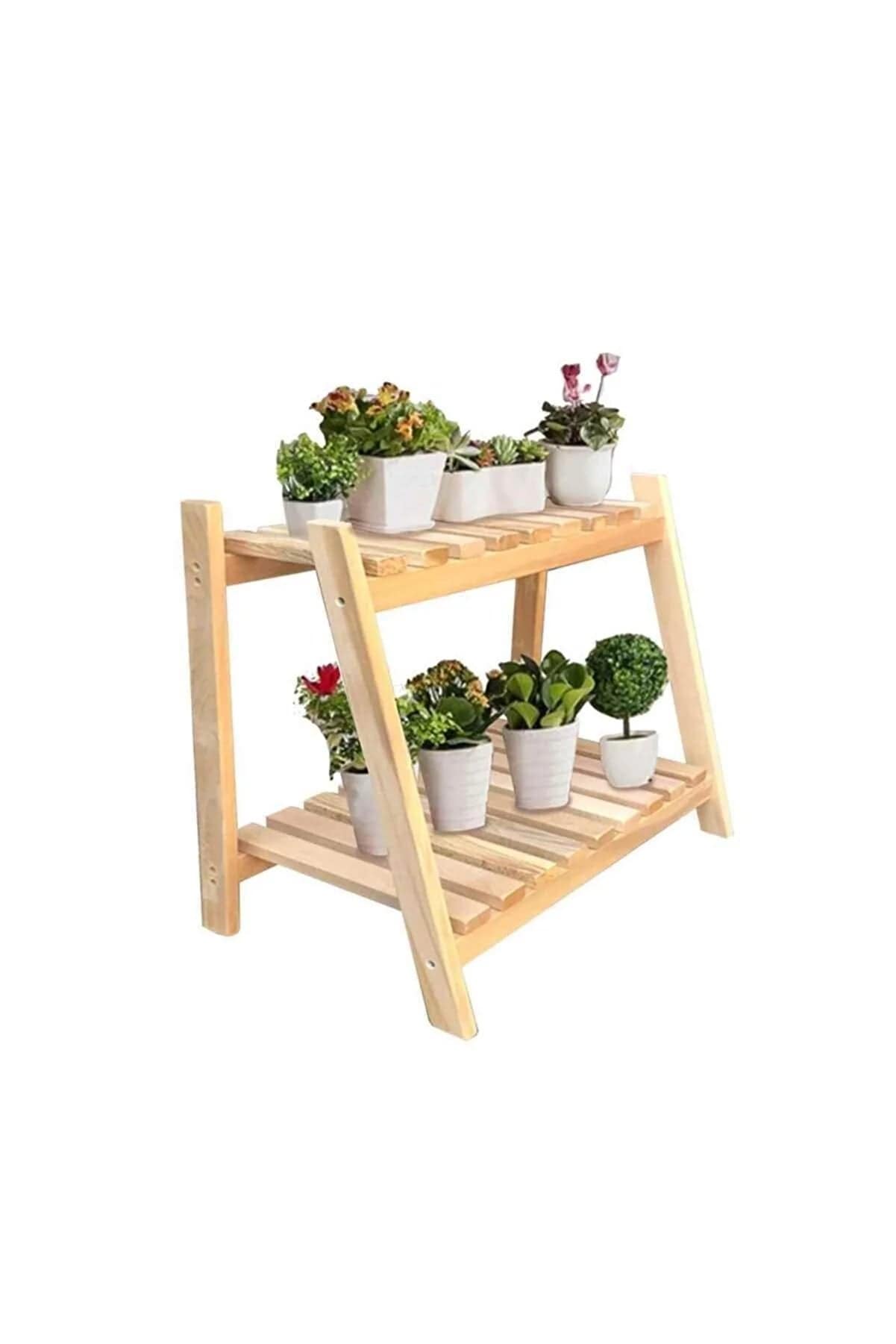 Loolpi Home Duvar Raf ve Çıkıntıları Dekoratif Ahşap Saksılık