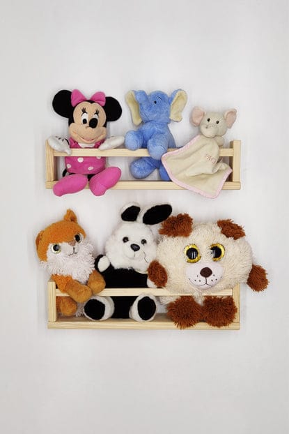 Loolpi Home Montessori Raf Doğal Ahşap Montessori Duvar Rafı