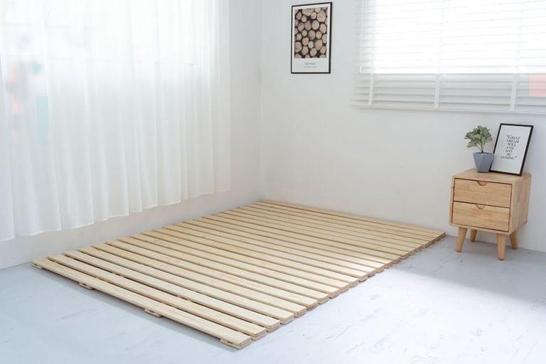 Loolpi Home Japon Yer Yatağı Japon Model Doğal Ahşap Karyola Yer Yatağı Tek Ve Çift Kişilik Tüm Ölçülerde