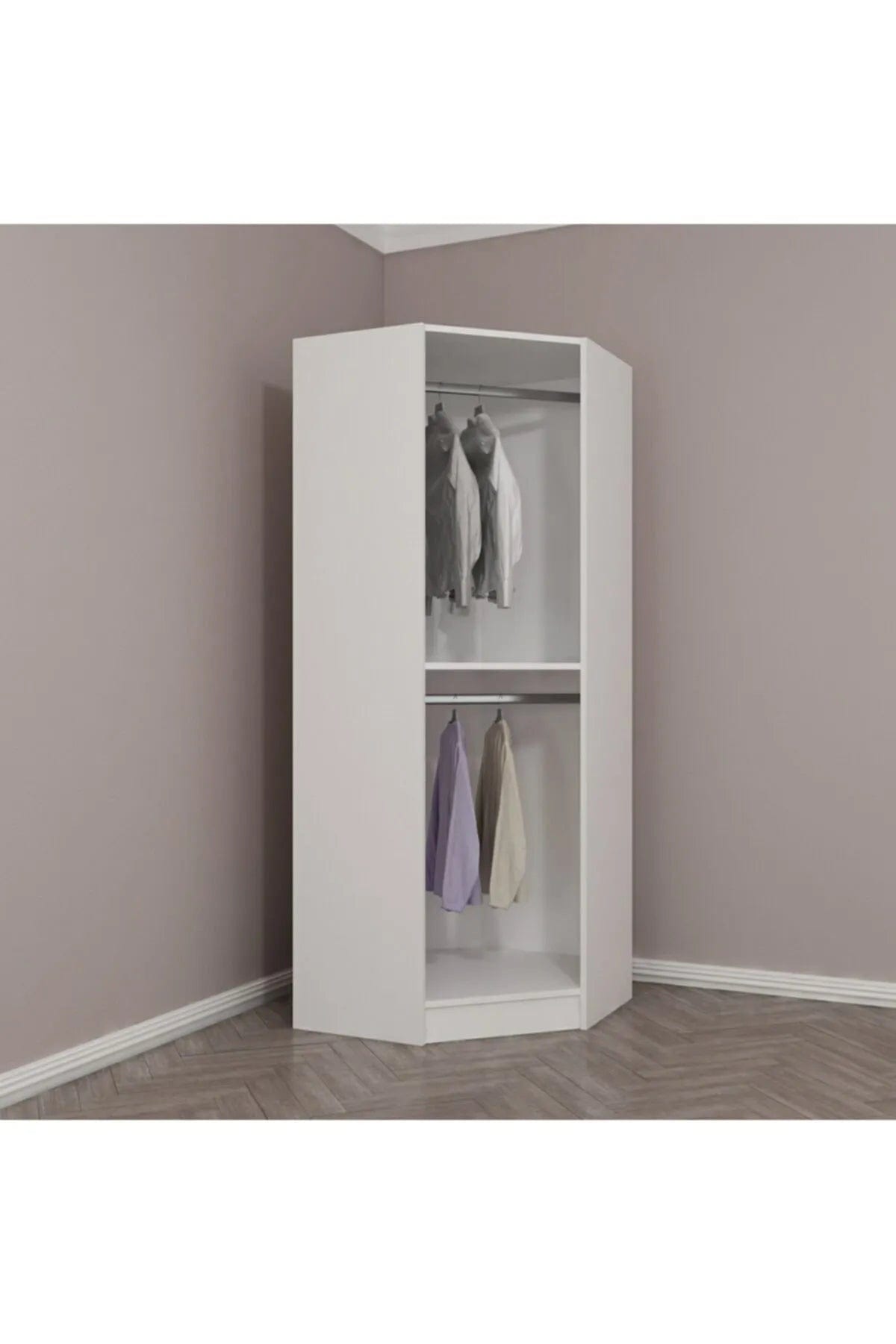 Loolpi Home MDF dolap Köşe Dolap Farklı Renk ve Kapak Seçenekleri