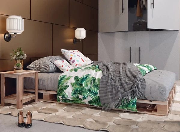 Loolpi Home Kraliçe Palet Karyola