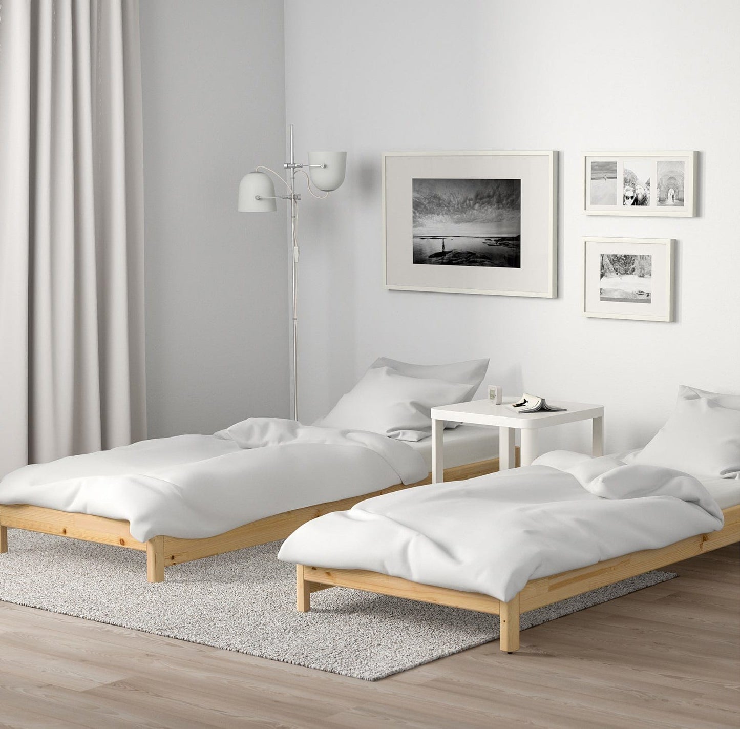 Loolpi Home Yavru Yatak Modüler Sistem Yavrulu Karyola Ve Sedir Koltuk Doğal Ahşap