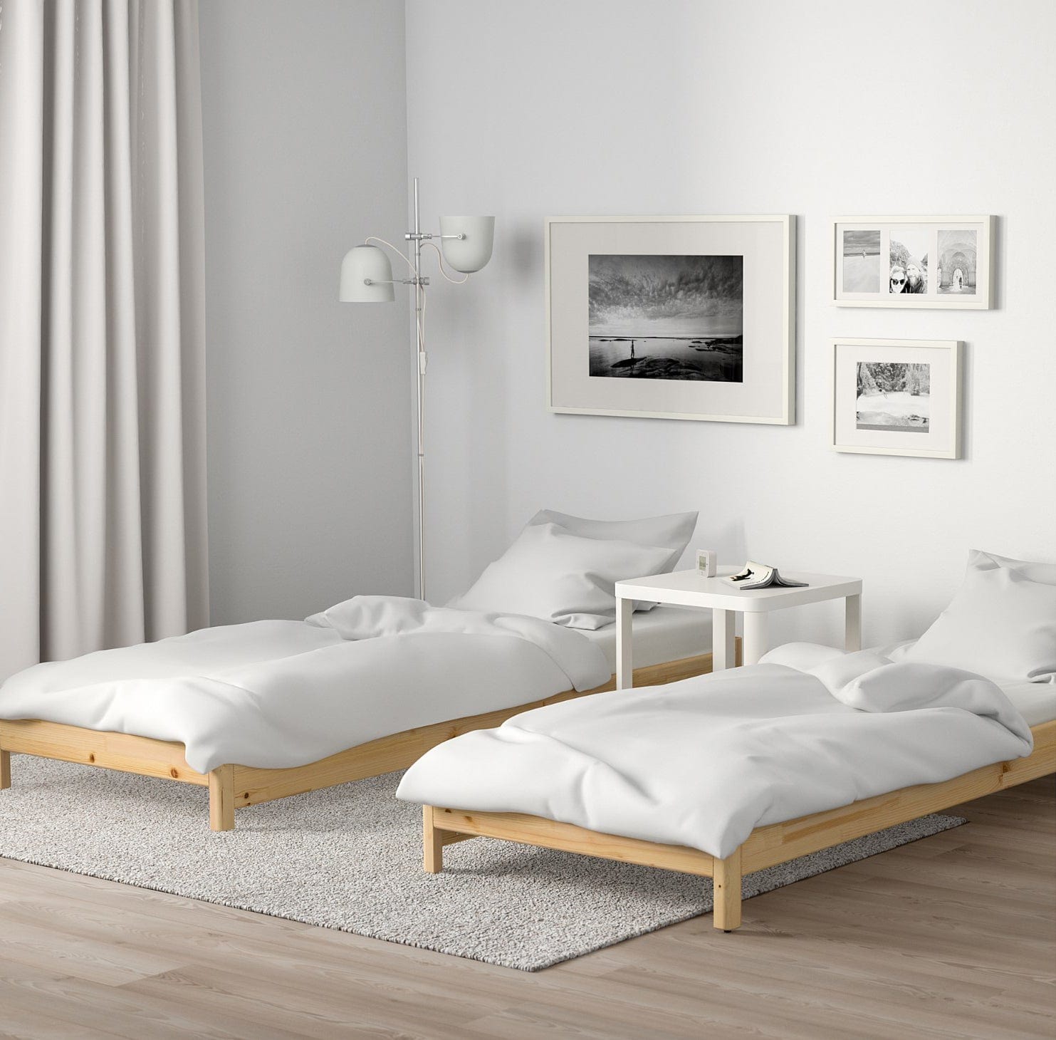 Loolpi Home Yavru Yatak Modüler Sistem Yavrulu Karyola Ve Sedir Koltuk Doğal Ahşap