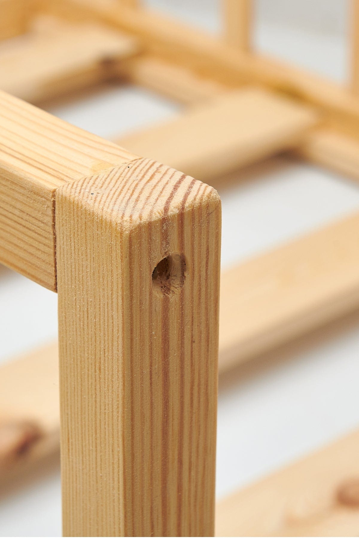 Loolpi Home Montessori Karyola Montessori Bebek ve Çocuk Karyolası Doğal Ahşap Yatak Unisex