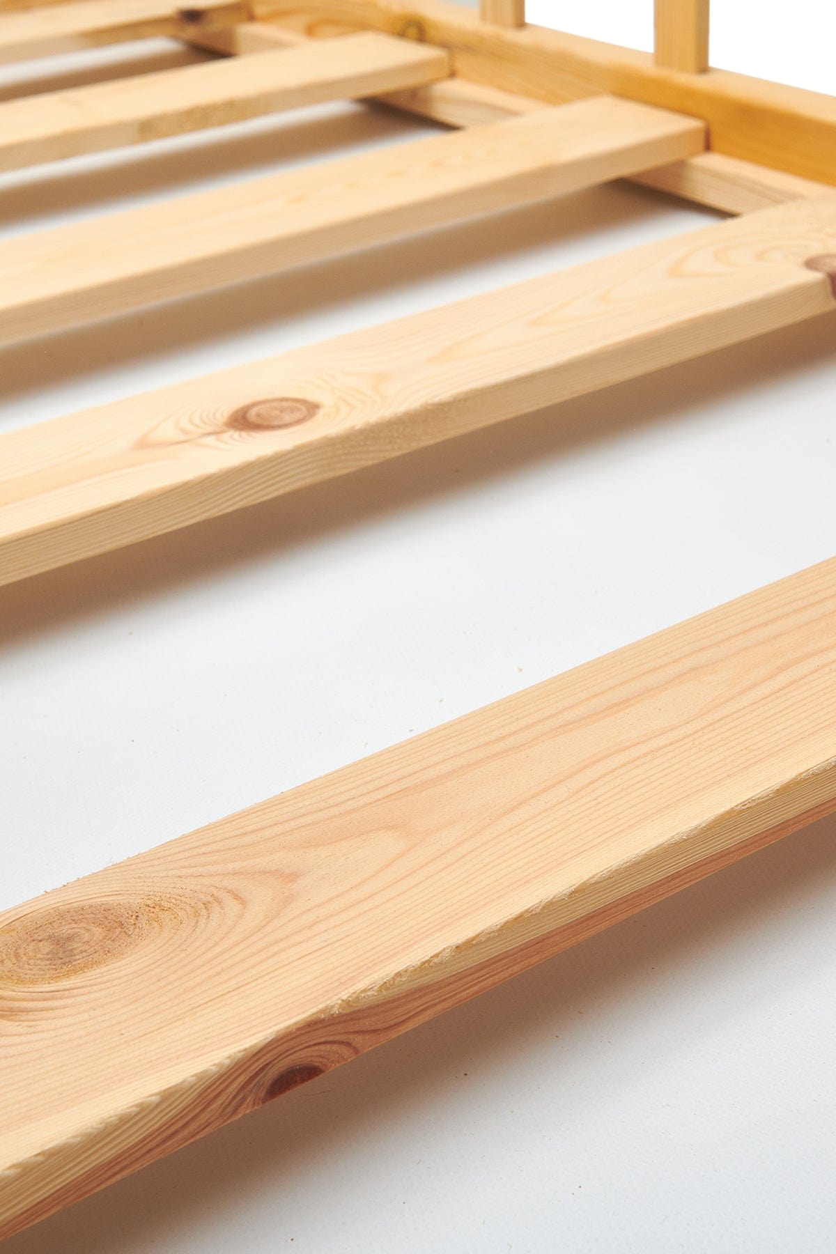 Loolpi Home Montessori Karyola Montessori Bebek ve Çocuk Karyolası Doğal Ahşap Yatak Unisex