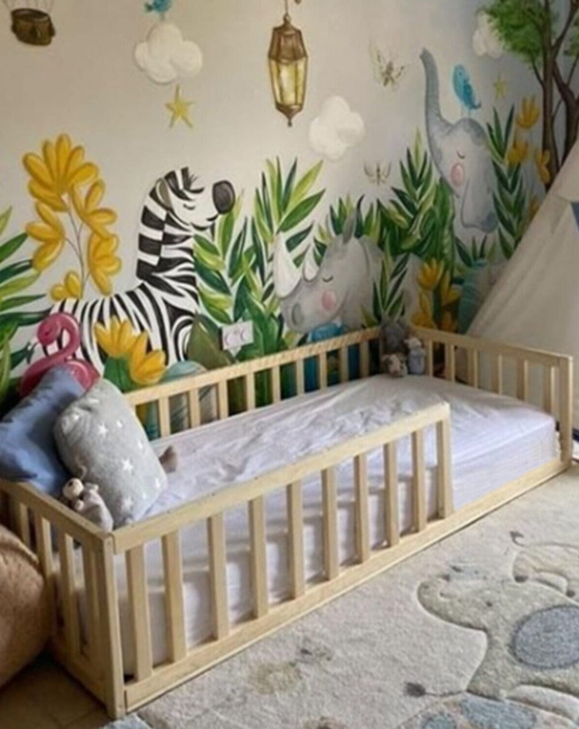 Loolpi Home Bebek Karyolaları ve Küçük Çocuk Yatakları Montessori Bebek ve Çocuk Karyolası Unisex