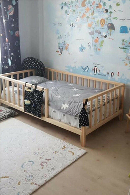 Loolpi Home Bebek Karyolaları ve Küçük Çocuk Yatakları Montessori Bebek ve Çocuk Karyolası Unisex