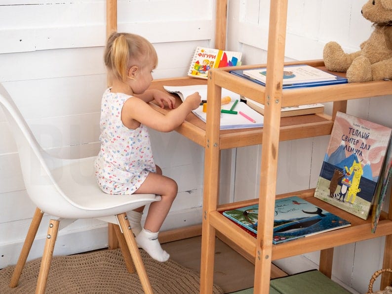 Loolpi Home Montessori Çalışma Masası Montessori Çalışma Masası