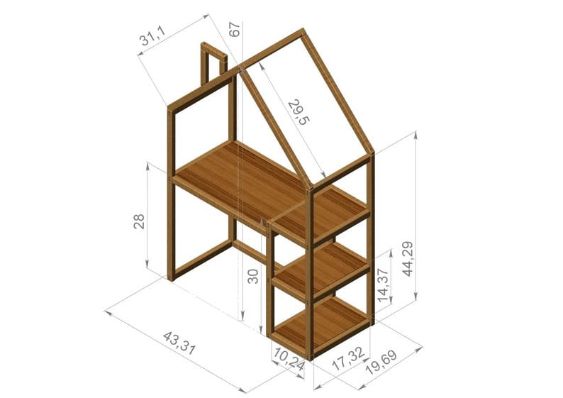 Loolpi Home Montessori Çalışma Masası Montessori Çalışma Masası
