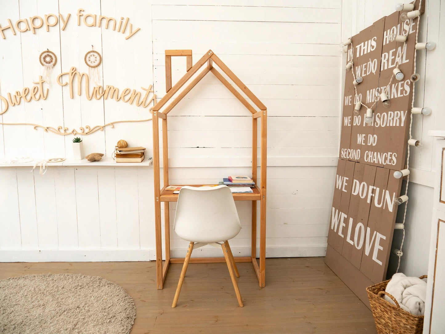 Loolpi Home Montessori Çalışma Masası Montessori Çalışma Masası