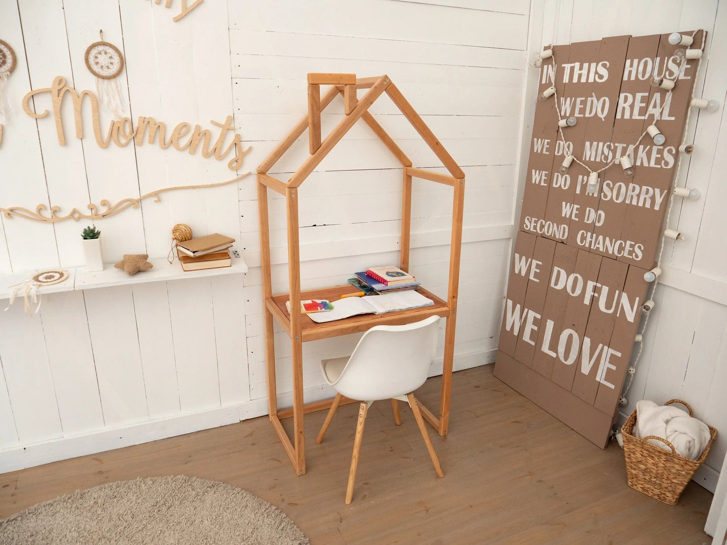 Loolpi Home Montessori Çalışma Masası Montessori Çalışma Masası