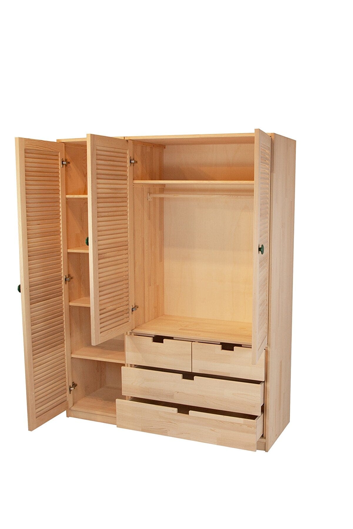 Loolpi Home Dolap Montessori Dolap Doğal Ahşap XL