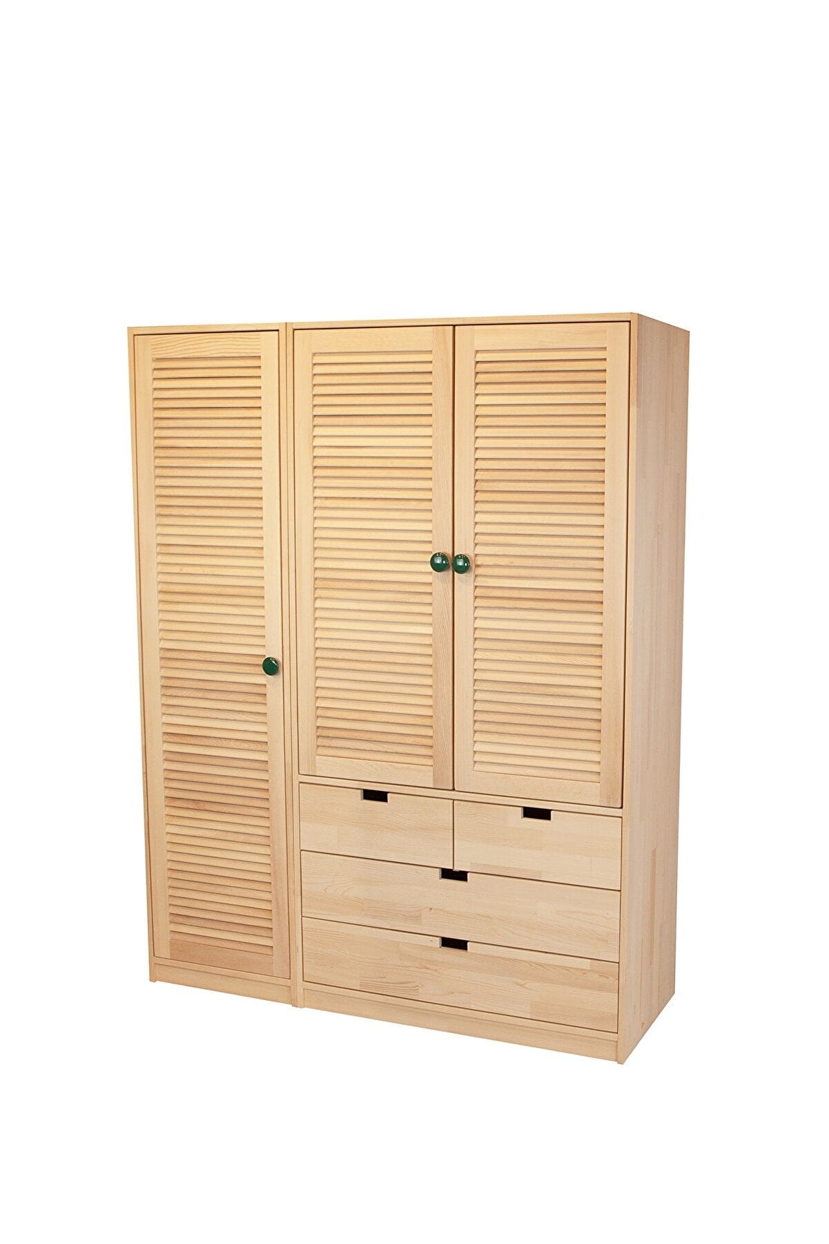 Loolpi Home Dolap Montessori Dolap Doğal Ahşap XL