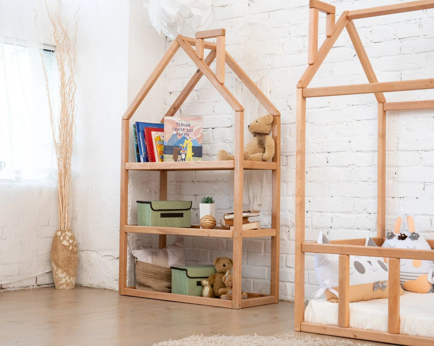 Loolpi Home Montessori Öğretici Montessori Kitap Evi 1