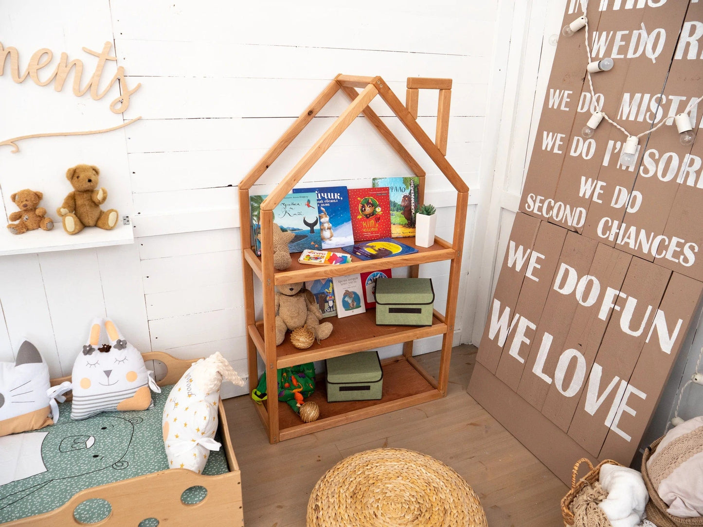 Loolpi Home Montessori Öğretici Montessori Kitap Evi 1