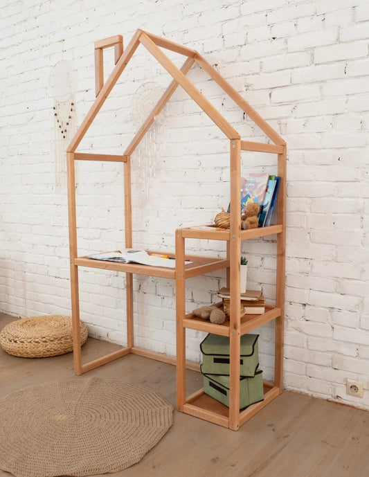 Loolpi Home Montessori Raflı Çalışma Masası