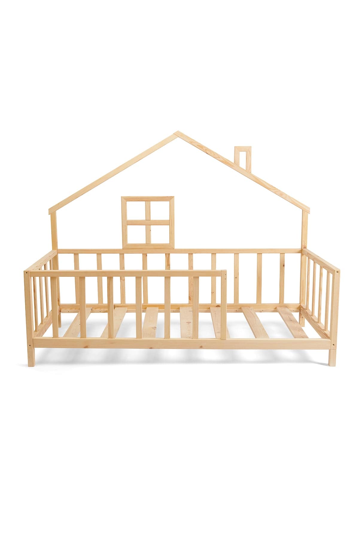 Loolpi Home Bebek Karyolaları ve Küçük Çocuk Yatakları Montessori Yan Çatılı Çocuk karyolası