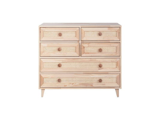 Loolpi Home Şifonyerler Şifonyer  Hasır Çekmece 6 Çekmeceli