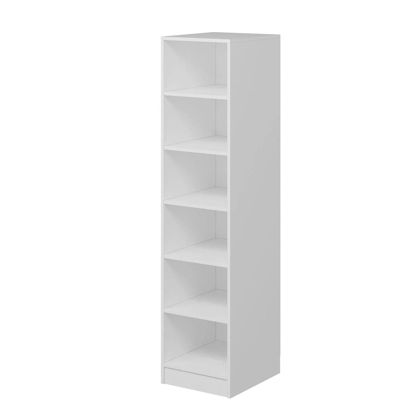 Loolpi Home Dolap Tek Kapaklı Full Raflı Dolap - Beyaz 190CM