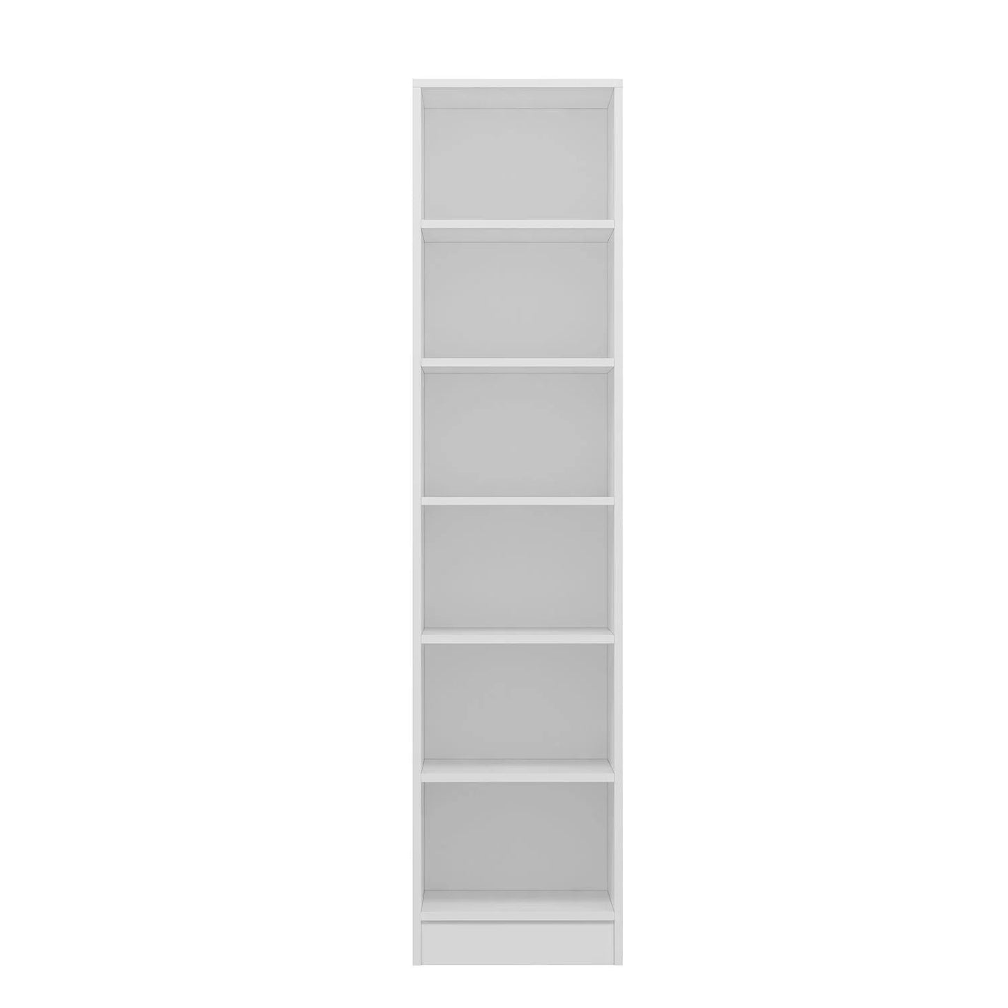 Loolpi Home Dolap Tek Kapaklı Full Raflı Dolap - Beyaz 190CM