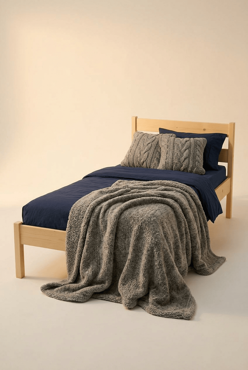 Loolpi Home Doğal Ahşap Çocuk Ve Yetişkin Karyola