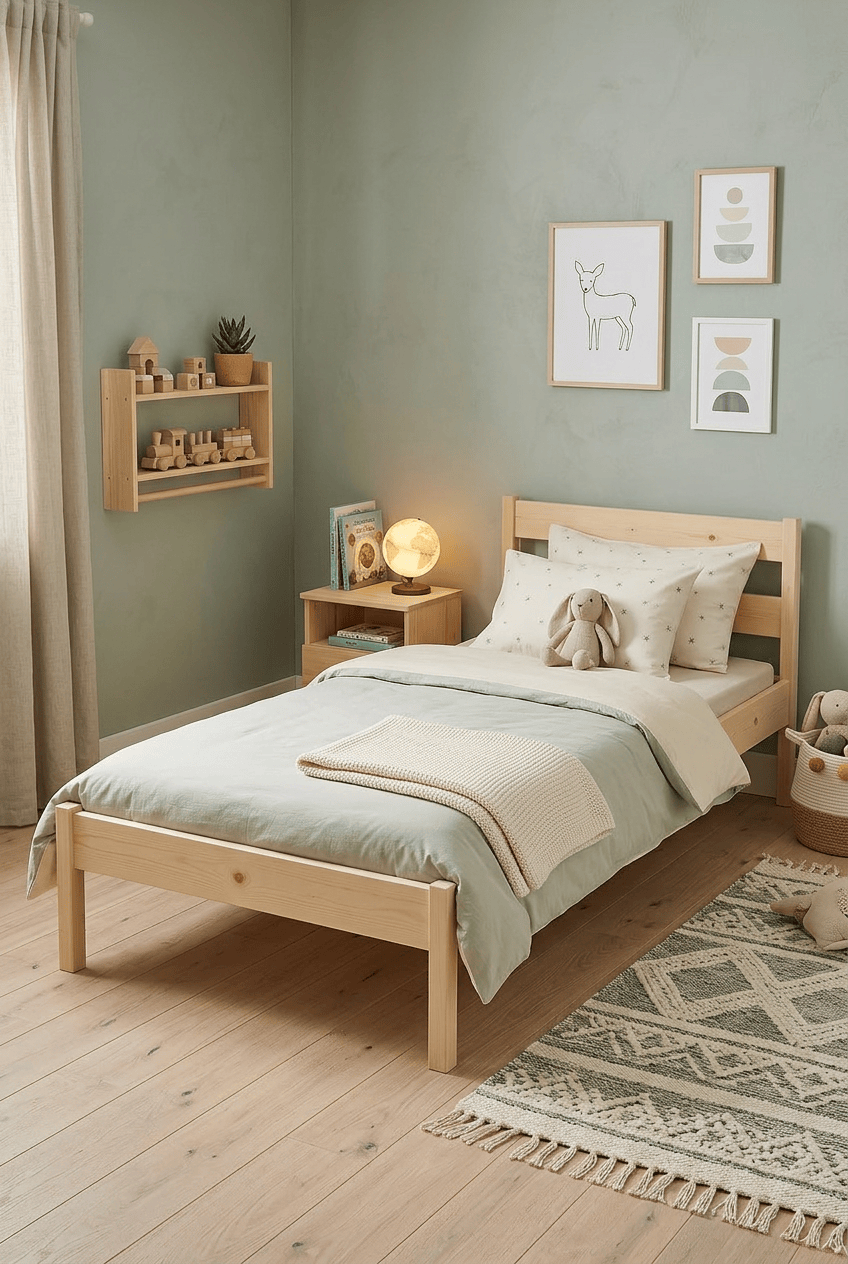 Loolpi Home Doğal Ahşap Çocuk Ve Yetişkin Karyola