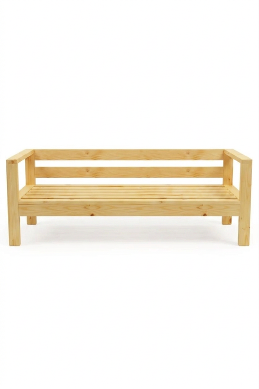 Ahşap Sedir Koltuk Farklı Ölçü ve Renk Seçenekleri